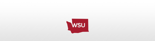 Letters spelling WSU inside an outline of the state of Washington.